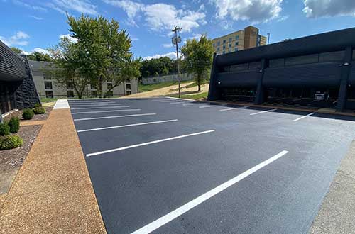 Sealcoating + Striping - Milliken Service